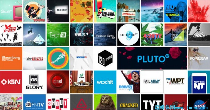 pluto tv 流媒体视频应用登陆 apple tv